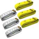 IFAMIO 6 Count 2 Sizes Double Sided Soft Tape Measure 120 Inch/300cm & 79 Inch/200cm Flexible Body Scale Measuring Pocket Tailor Ruler for Sewing Cloth Dressmaker