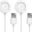 TUSITA Rapid Charger Compatible with Fossil Gen 6, Michael Kors Gen 6 Touchscreen Smart Watch FTW0006 MKT0003-1M (2-Pack)