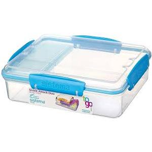 System Lunch to Go, Polypropylene, 3 Compartments, 0.97 LT, Assorted