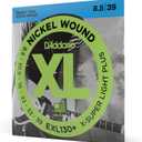 D'Addario Electric Guitar Strings, XL Nickel, EXL130+, Extra Super Light Plus Gauge 8.5-39, 6-String Set, Pack of 1