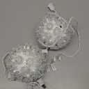 PHILIPS Cool White 5.5" Hanging Sphere Light with 50 LED Bulbs - UL Listed for Indoor/Outdoor Use - 50 Mini LED Bulbs in Hanging Ball - Winter Decoration for Parties, 1 Count (Pack of 2)