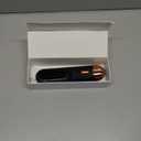 Go Brush Pro 2026 Hair Straightener Brush 300 Million Negative Ionic Portable Hair Straightener Comb for Women with 4 Temps Fast Heating MCH Ceramic Coating Smooth Frizz - Free Hair Shining Black