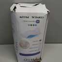 Memory Foam Pillows, Cervical Pillow for Neck and Shoulder Pain Relief, Ergonomic Contour Bed Pillow, Soft for Side Sleep Stomach Sleeping and Back Sleeper (Queen Size-24.8''Lx14.96''Wx5.78''H, Grey)