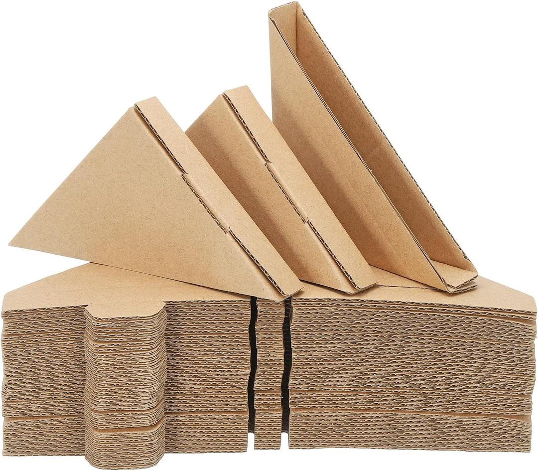 MECCANIXITY Adjustable Cardboard Corner Protector, Cardboard Edges Protector 10x10x1.7cm for Art, Packing, Shipping Supplies (Pack of 40)