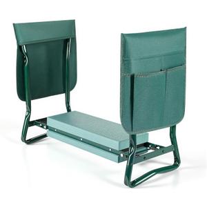 Garden Kneeler and Seat, 2-in-1 Gardening Kneeling Bench, Foldable Heavy Duty Garden Stool with Cushioned Pad, Gardening Gifts for Seniors Women -1PCS