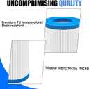 Micron Filter Replacement works with Marineland Magnum and HOT Magnum Canisters, replaces PA0140, Water Polishing Filter Cartridge for Freshwater and Saltwater Tanks - 2 Pack