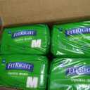 FitRight Ultra Heavy Absorbency Adult Diapers for Men & Women, Waist Size: Medium 32-44 inches, OptiFit Incontinence Disposable Briefs with Leak Protection for Seniors, 80 Count