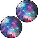 2 Pack Cell Phone Stand Foldable Expanding Phone Sockets Finger Grip Holder for Smartphone and Tablets - Nebula Galaxy