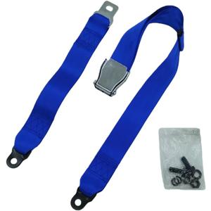 RWYS SITF Golf Cart Seat Belt wheelchair Safety Harness - Universal 2-Point Restraint System, Adjustable & Heavy-Duty, For Yamaha EZGO Club Car Go Kart UTV Aircraft (Blue)