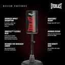 Everlast Freestanding Adjustable Punching Bag for Adults | Heavy Boxing Bag with Stand | Free Standing Punching Bag for Boxing, Muay Thai, MMA, Home Gym Training