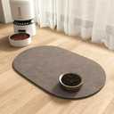 Absorbent Dog Food Mat-Cat Mat for Food and Water Bowl, Quick Dry Pet Food Mat, No Stains Dog Feeding mat, Pet Accessories Pet Supplies Mat-Cat Water Bowl Mat for Messy Drinkers