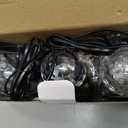 Apeocose 3-Pack Disco Ball Party Lights Sound Activated with Remote Control, 12 Modes Strobe Stage DJ Lights for Home Room Karaoke Dance Party Supplies Birthday Party Decorations White Elephant Gifts