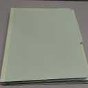 10 Letter Size Gray Green Classification Folders - 1 Divider 2 Inch Tyvek Expansions - Durable 2 Prongs Designed to Organize Standard Medical Files, Office Reports - Letter Size, Green, 10 Pack