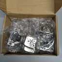 Chibery 10 Pack 1-1/4" 4D Overlay Soft Close Concealed Hinges for Face Frame Door, Control Closing Speed, Smooth Slow Self Close Hinges, Satin Nickel, 105 Open Angle Stainless Steel Cabinet Hinges