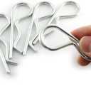LQ Industrial 5 PCS R Clips Spring Retaining Wire Hair Pins Lynch Cotter M4x85