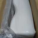 LOVEVLOGY Pedicure Foot Rest,Height Adjustable Pedicure Chair,Non-Slip Pedicure Stool for Massage Office or Home (White)