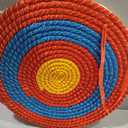 Traditional Hand-Made Straw Archery Target,Arrow Target for Recurve Bow Longbow or Compound Bow, 22" x 22" x 5.5"