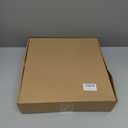 Drum Lamp shades Set of 2, White Line Lamp Shades for Table Lamps Floor Lamp, 13" Top X 13" Bottom X 10" High Large Fabric Lamp Shades, Easy Assembly Replacement Lampshades