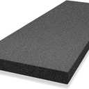 Ramede Customizable Polyethylene Foam Sheet 54 x 16 x 2 Inch Black Foam Insert Pad Cushion for Gun Packing Case, Crafts, Transport, Toolbox Storage, Organization, DIY Projects(1 Piece)