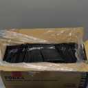 AmerCareRoyal 1000 Units Medium Heavy Weight Individually Wrapped Disposable Polystyrene Plastic Forks for Restaurants and Catering, Black