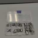 20PCS Stainless Steel Dowel Pin Centers Drilling Hole Tool Set with Sharp Point for Woodworking Tools, Solid Dowel and Tenon Center Transfer Plugs (5 Sizes of 1/4" 3/8" 5/16" 7/16" 1/2") by MinliGUY