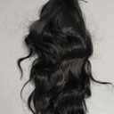 Black Wig with Bangs for Women Long Black Wavy Wigs 26 Inch Natural Black Wigs Natural Looking Heat Resistant Synthetic Wig for Daily Party Use