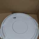 Rubbermaid Commercial Products BRUTE Heavy-Duty Round Trash/Garbage Lid, 10-Gallon, White, Outdoor Waste Container for Home/Garage/Mall/Office/Stadium/Bathroom