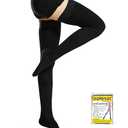 Beister 20-30 mmHg Compression Stockings for Women & Men, Medical Closed Toe Thigh High Socks Graduated Support for Varicose Veins, Edema, Flight, Medium
