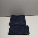 JUSPURBET 24x24 Throw Pillow Covers Set of 2 Decorative Pillow Covers for Couch Sofa Bed Cozy Chenille Cushion Covers Cases with Invisible Zipper for Living Room Home Decor,Navy Blue