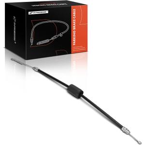 A-Premium Rear Parking Brake Cable | Compatible with Buick, Oldsmobile & Pontiac Models - LeSabre 2000, Park Avenue 1997-2000, Riviera, Aurora, Bonneville