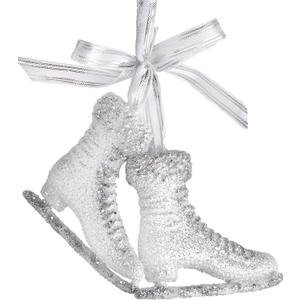Ice Skates With Glitter Ornament