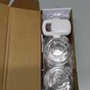 Stove Knob Safety Covers for Child (5 + 1 Pack), Upgraded Universal Size Press Gas Stove Knob Covers with Adhesive, Heat-Resistant Childproof Oven Locks for Kids and Pets (Clear)