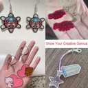 50PCS Heat Shrink Plastic Sheets, Shrink Film Sheets Blank Shrink Art Film Paper, Sanded Shrink Film Papers Shrinky Art Paper Crafts Set Creative Craft DIY Ornaments Keychains (7.9X5.7inch)