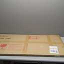 OGCAU Floor Full Length Mirror, 56"x20" Arched Full Body Mirror, Hanging or Leaning, Standing, Wall Mounted with Aluminum Frame for Bedroom Living Room, White