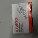 Universal Paper Clips, Smooth, Size No. 1, Silver, 100/BX, 8 Boxes/Pack (UNV72210)