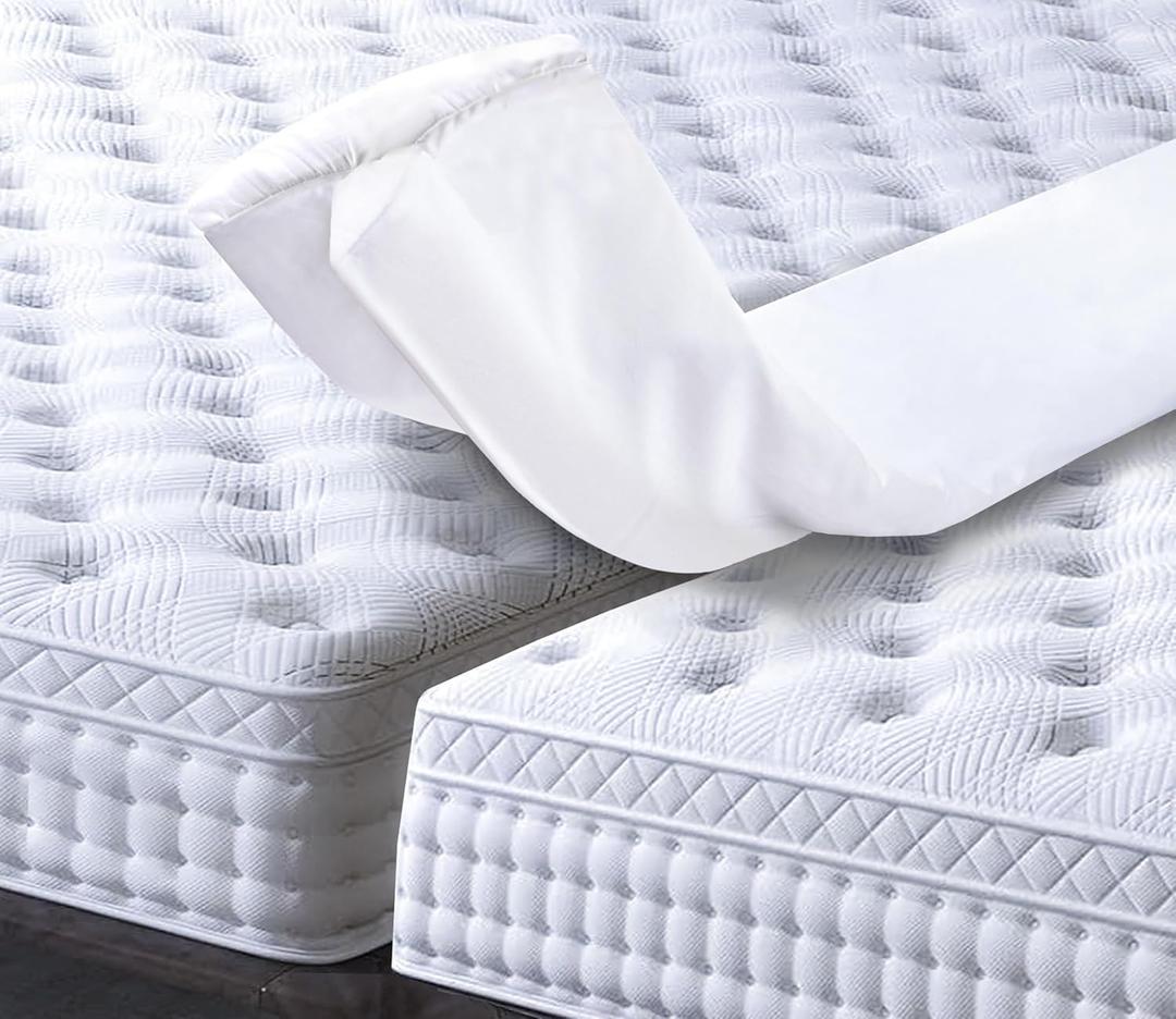 Vekkia Bed Bridge Twin to King Bed Converter Kit - 79in x 10in Split Twin to King Gap Filler for Adjustable Bed, Mattress Bed Connector with Washable Cover for Guests Stayovers (79in10in)