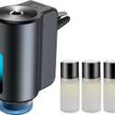 Car Air Freshener Diffuser, Smart Car Air Freshener, Car Diffuser Air Freshener with Three Adjustable Modes, Aromatizante Para Carro with 3pcs Essential Oil, Car Fresheners Long Lasting