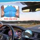 Holster Clip Compatible with ZYN/NZE/Alpha, Silicone Pouch Tin Holder for Car Sun Visor/Vent/Belt, High-Temperature Resistant, Great Gift for Zyn Pouch Users for Daily Use (Black)