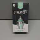 GROSMIMI Spill Proof no Spill Magic Sippy Cup with Straw with Handle for Baby and Toddlers, PPSU, BPA Free 10 Oz (Aqua Green)