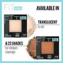 Maybelline Fit Me Matte + Poreless Pressed Face Powder Makeup & Setting Powder, Natural Beige, 1 Count
