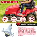 NIDAIFEI 2 Pack 587819701 Spindle Assembly Kit for Husqvarna 42" Mower Deck