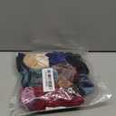 Scrunchies for Women & Girls, 12 Pcs Black Velvet Scrunchies - Soft Classic Elastic Hair Bands for a Secure Ponytail