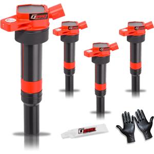 Set of 4 Upgraded Ignition Coil Pack for 1.8L 2.0L L4 2011-2020 Hyundai Elantra, 2014-2021 Hyundai Tucson, 2014-2016 Kia Forte, 2014-2018 Kia Forte5, 2012-2019 Kia Soul. Replaces UF651 C1804