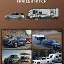 Class 3 Trailer Hitch 2-Inch Receiver Compatible with Kia Telluride 2020-2025; Hyundai Palisade 2020-2025| 5,000 lbs GTW / 750 lbs TW | Durable Steel, Rust-Protected, Bolt-On