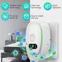 ORIA Plug-In Air Purifier, 4 Pack Negative Ion Air Ionizer for Home, Quiet Operation Air Freshener, Portable Mini Air Cleaner for Kitchen, Bedroom, Office, Pets Smoke Smell