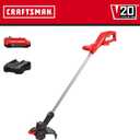 CRAFTSMAN V20 Cordless 10 in. WEEDWACKER String Trimmer and Edger Kit with 2.0 Ah Battery and Charger (CMCST915D1)