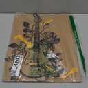 YATEASLU Rose Guitar Wall Art  Exquisite Music Wall Art for Home Decor, Perfect Room Decor and Guitar Decor, Durable Metal Wall Sculpture for Indoor and Outdoor Use, Ideal Gift for Music Lovers (16.7"L x 10.6"W)