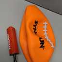 SYNCFUN Glow in The Dark Football for Boys, Light Up Football for Night Outdoor Sports Games, Red Glowing Ball, Ball Accessories Gifts for Teen Boy Toys Ages 3 Old and Up