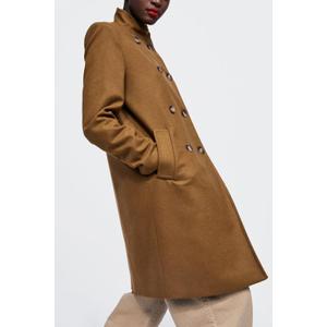 Trench Coat Jacket Womens Fashion Woman Artificial Wool Elegant Blend Coat Slim Female Long Coat Woman Winter ,Size XL