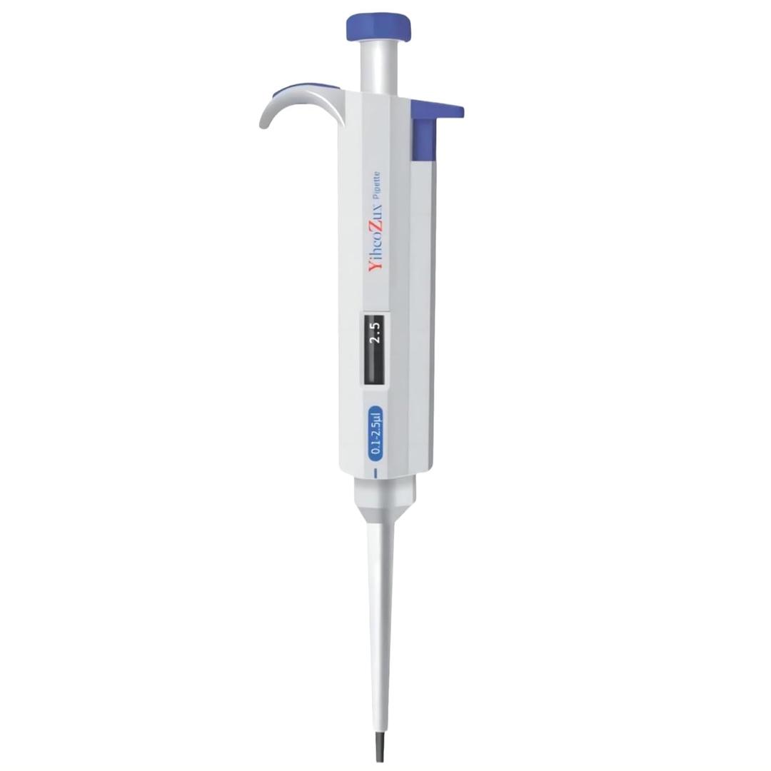2 x High-Precision Adjustable Single Channel Pipettor 0.1-2.5ul for Laboratory